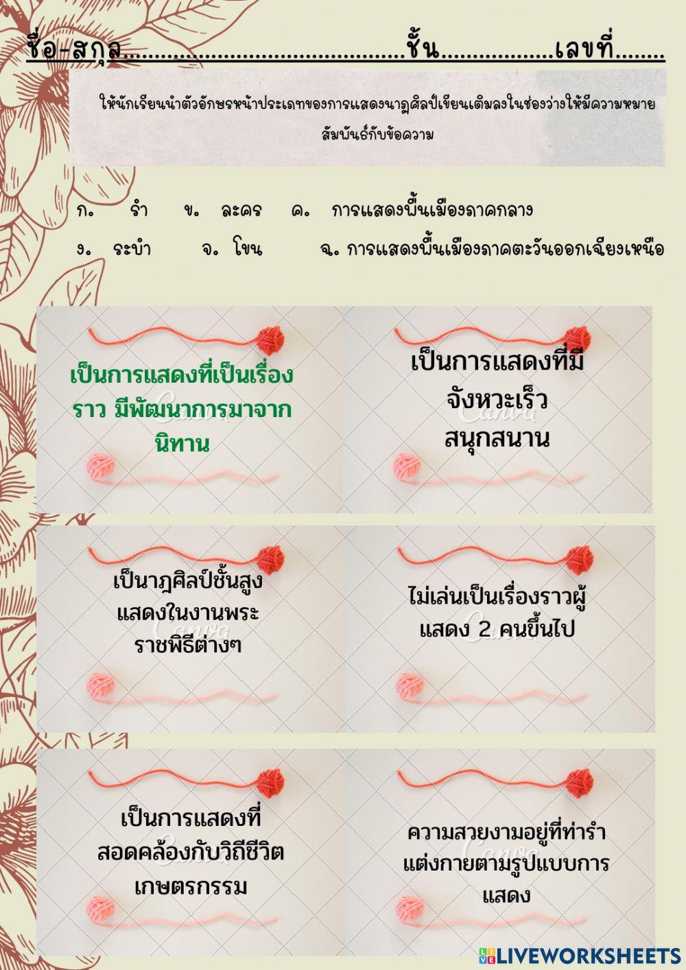 การแสดงนาฎสิลป์ไทย