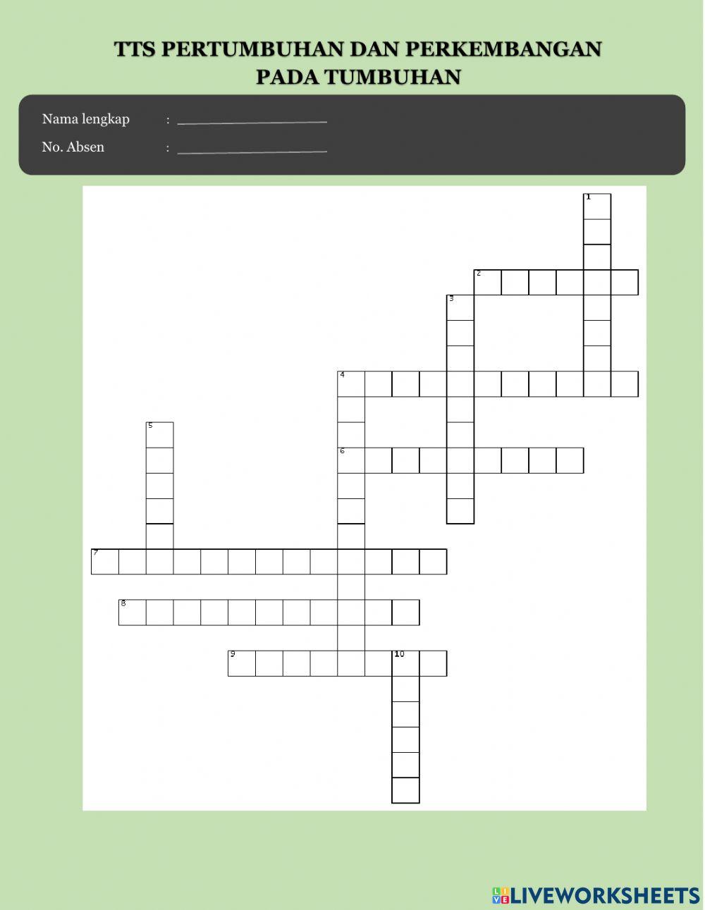 TTS pertumbuhan dan perkembangan pada tumbuhan