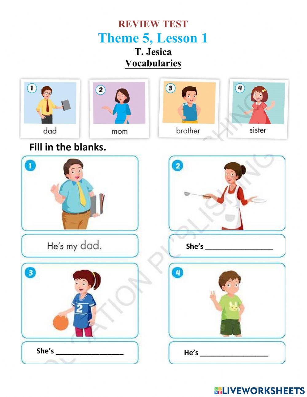 English 1 - Test Review