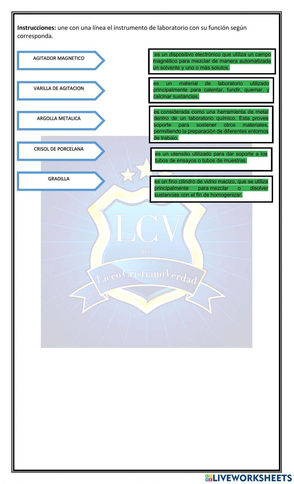 Instrumentos de laboratorio