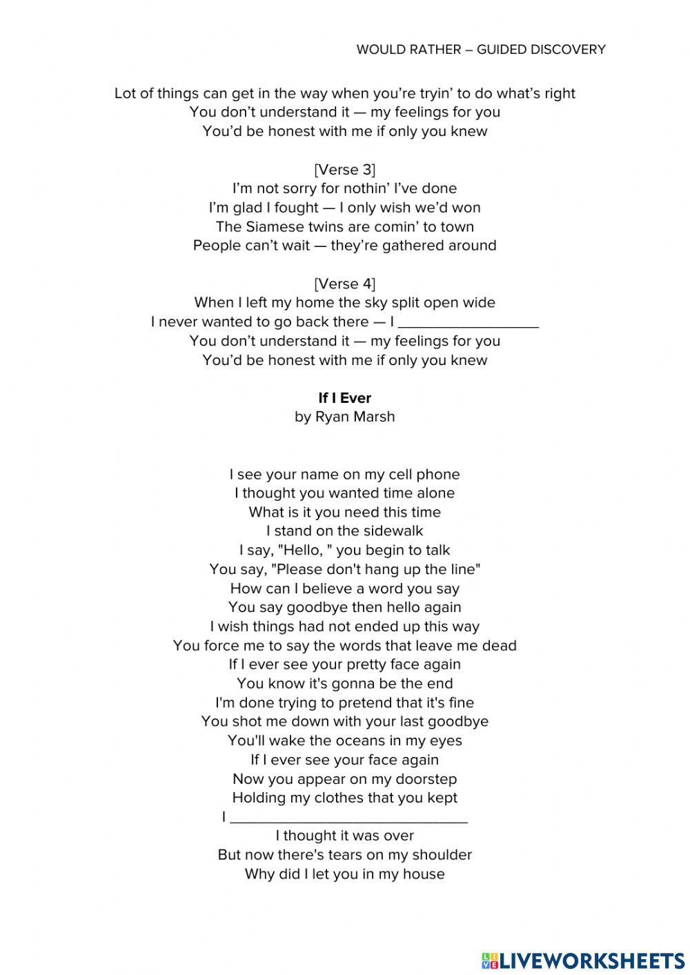 WOULD RATHER (2) – GUIDED DISCOVERY