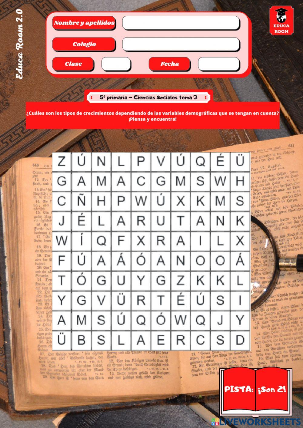 5º ud5 sopa de letras soci