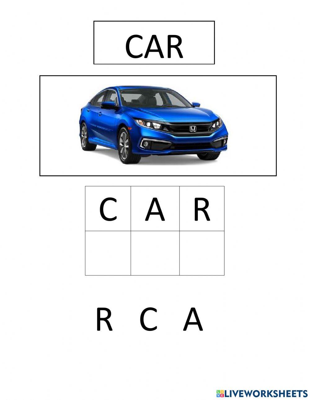 Match the letters of words
