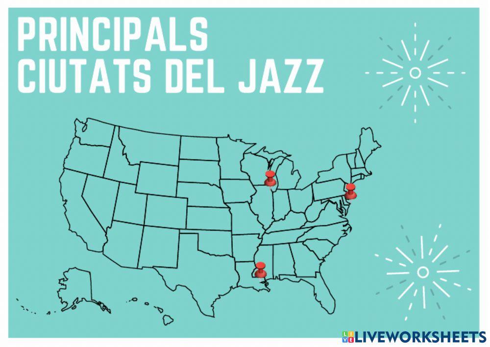 Les principals ciutats del Jazz