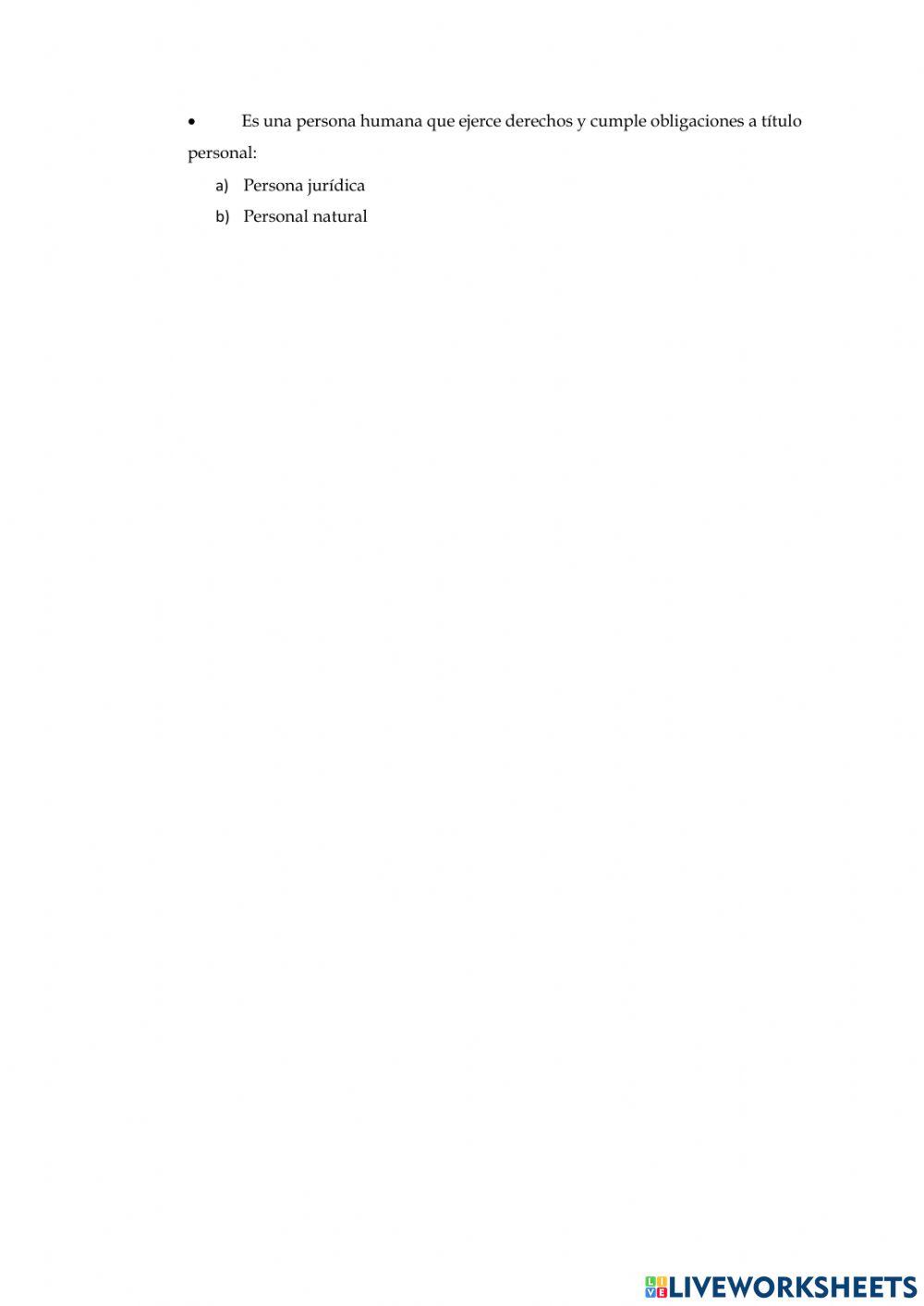 Examen quimestral de emprendimiento primero b