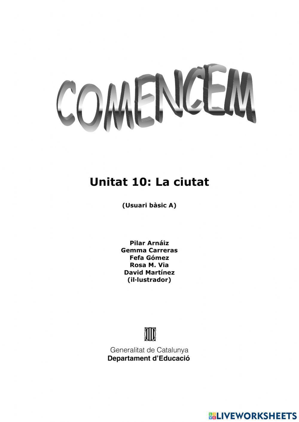 Comencem La ciutat