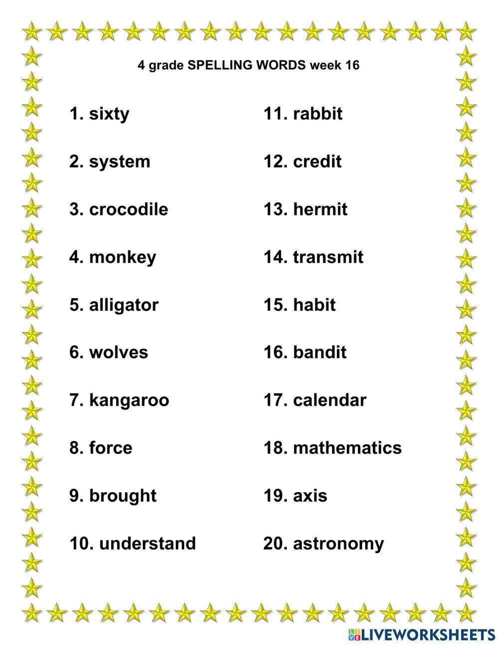 4th-grade-spelling