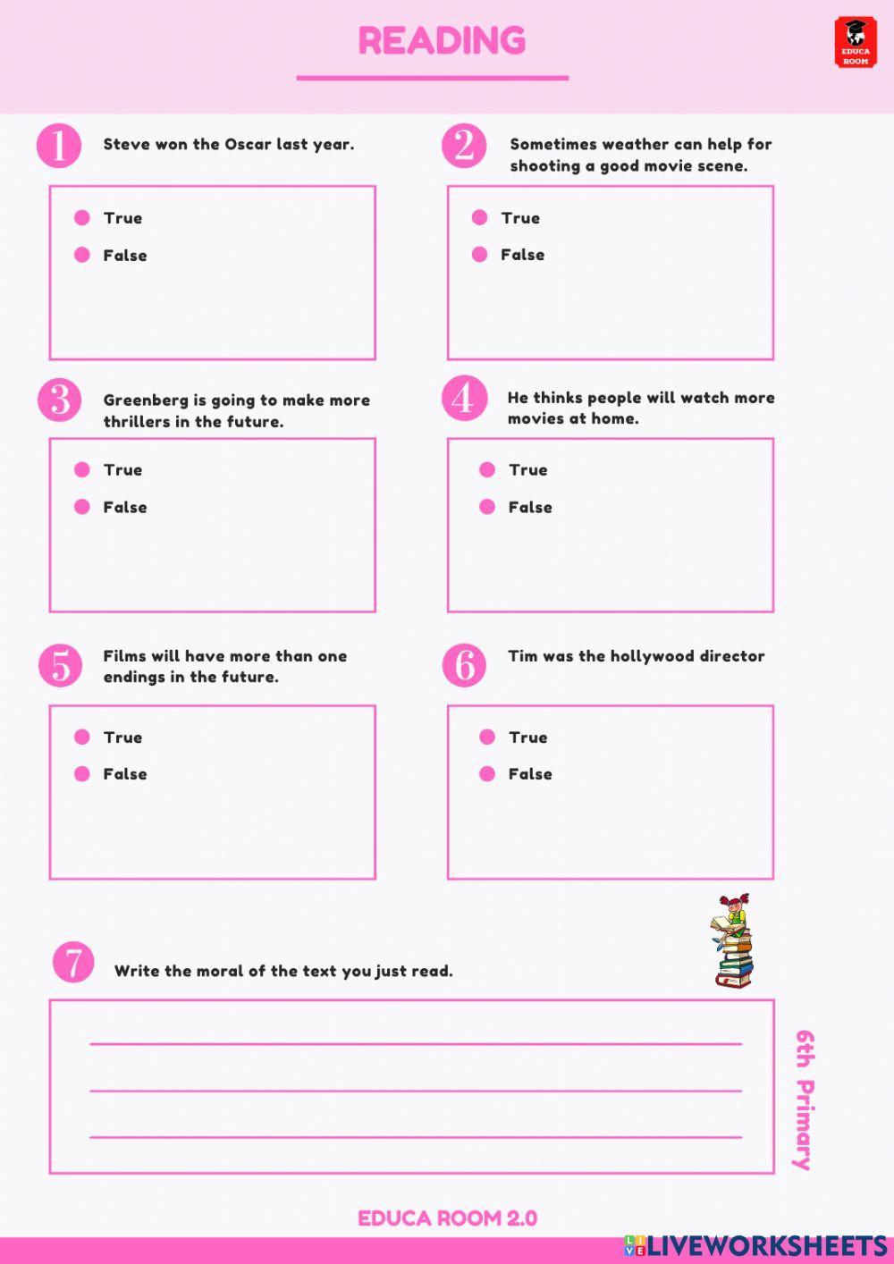 6º ud5 reading ingles