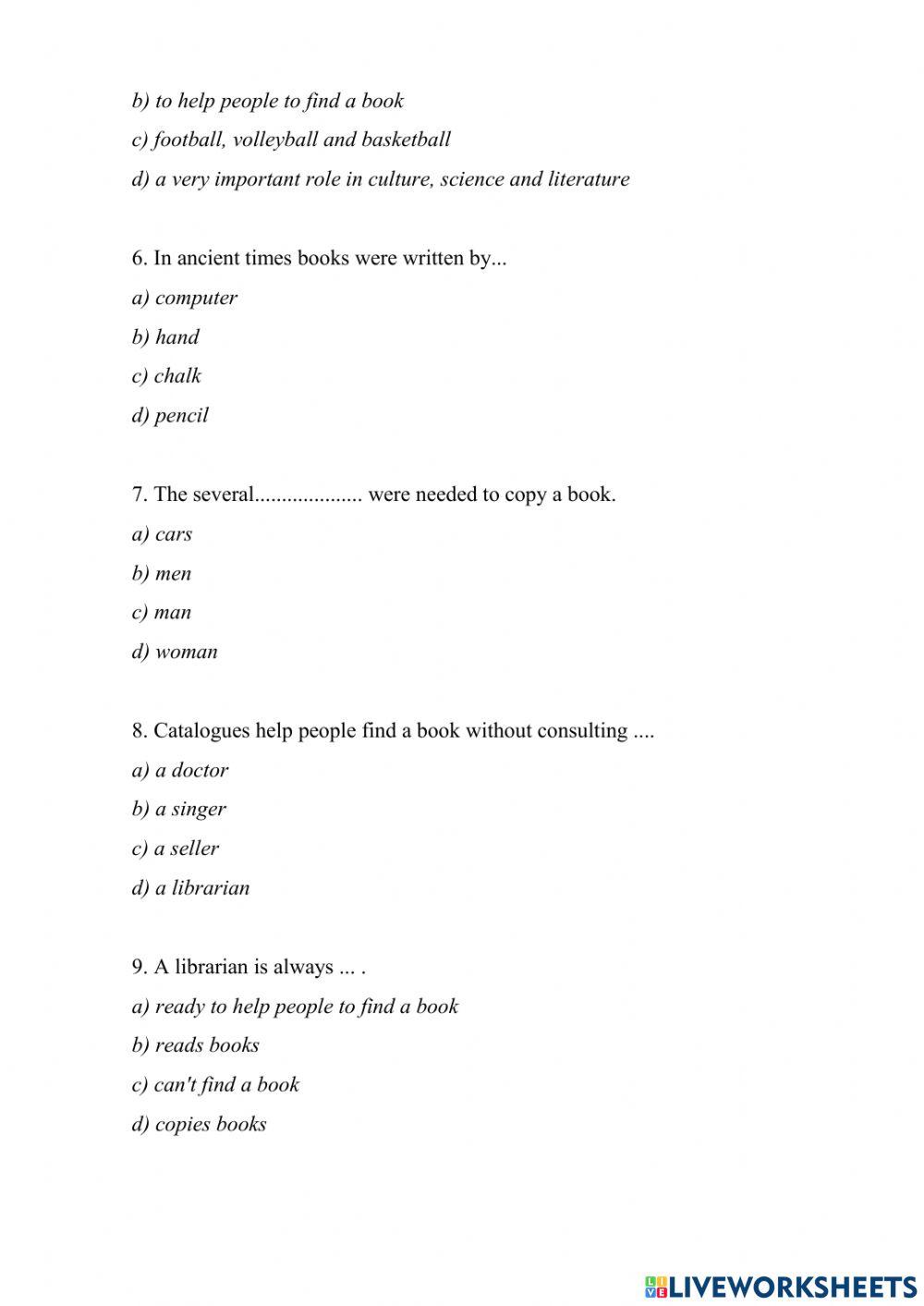 Our friend and teachers