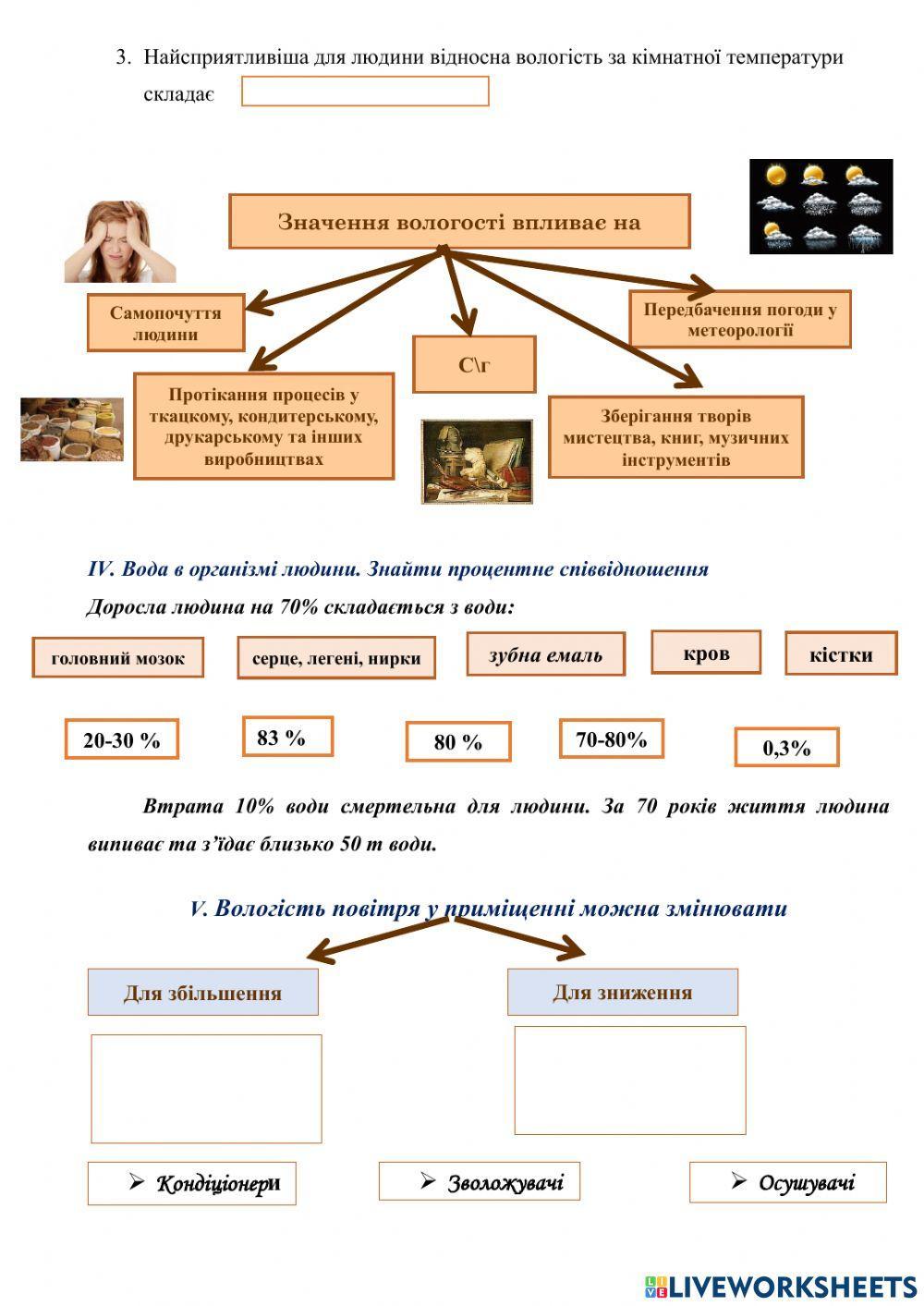 Вологість повітря. Методи вимірювання вологості