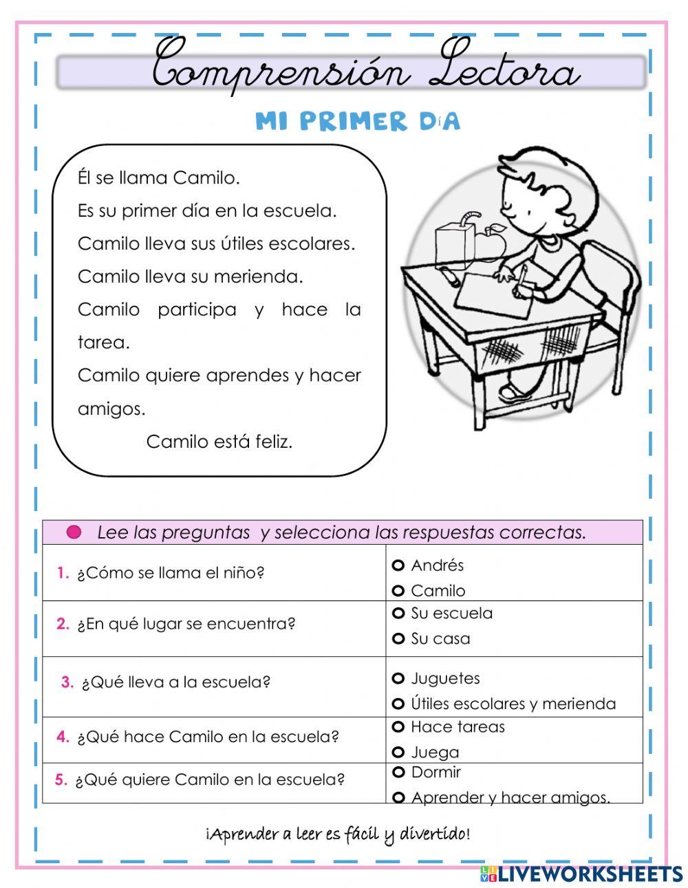 Comprensión lectora