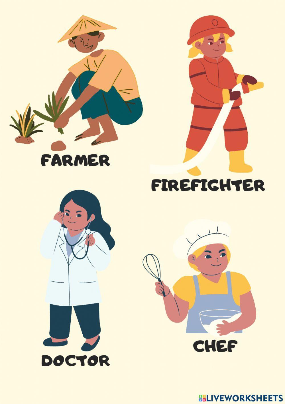 Professions- Zawody - Słownik - Dictionary