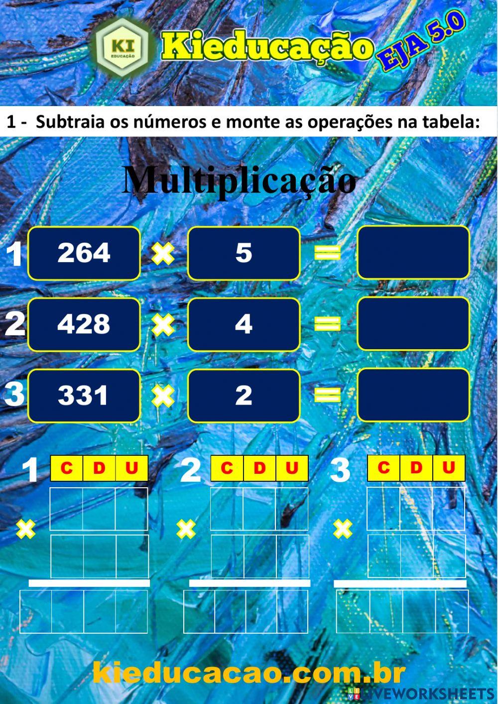 EJA Multiplicação I