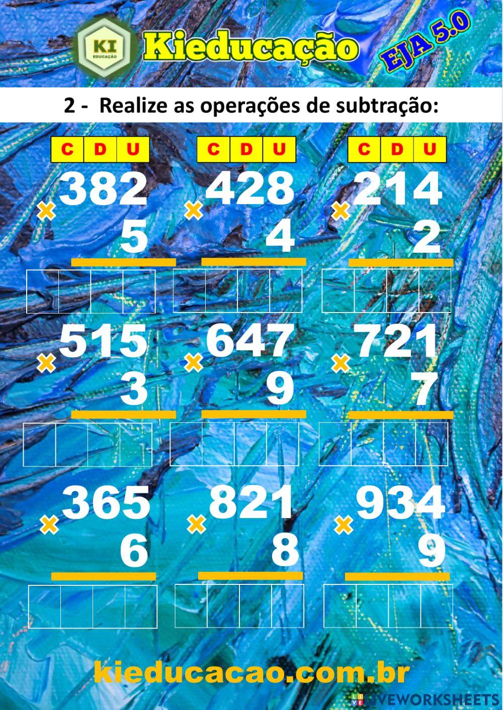 EJA Multiplicação I