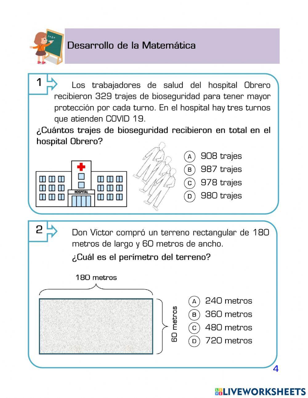 Valoracion 5to de primaria