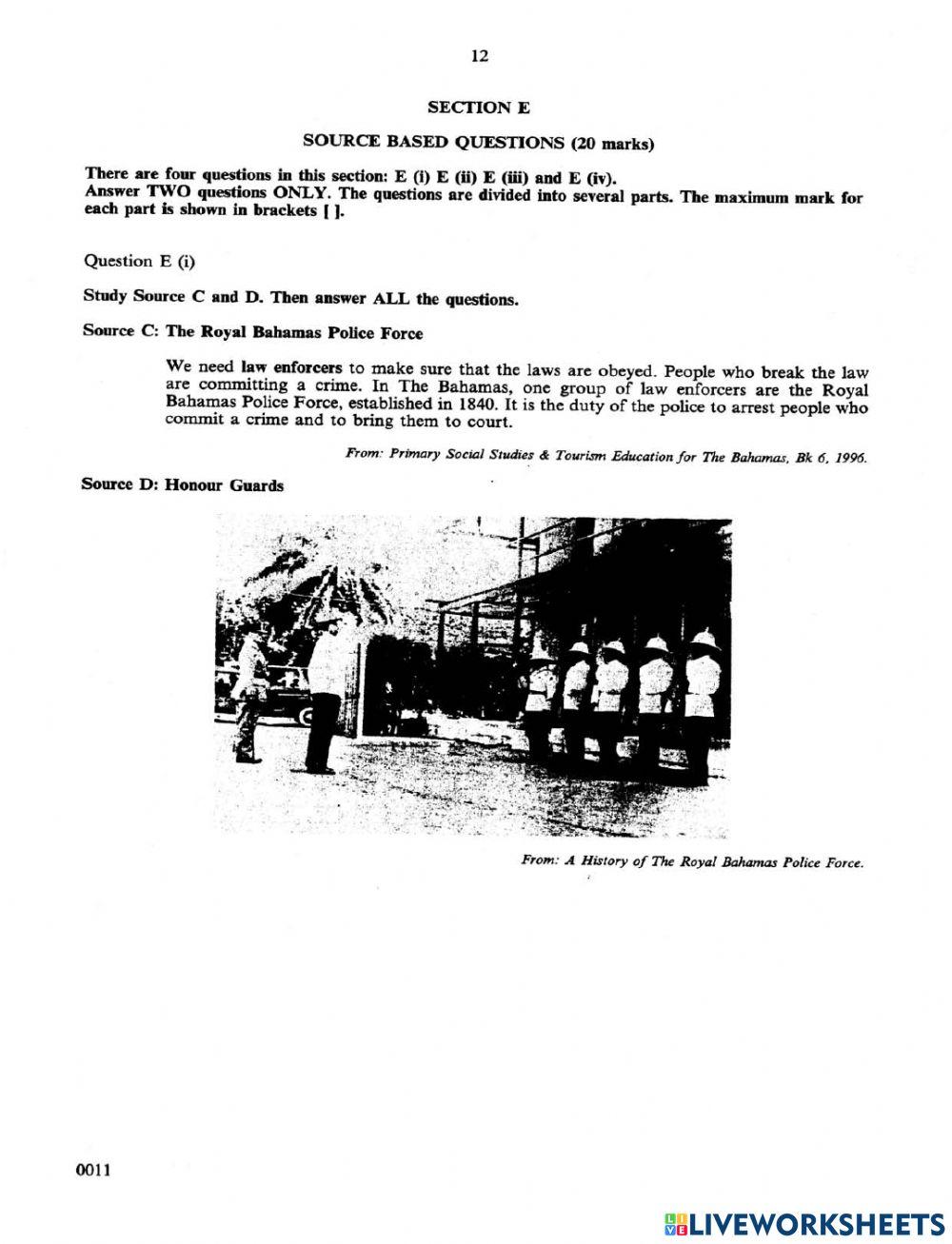 Social Studies BJC worksheet Live Worksheets