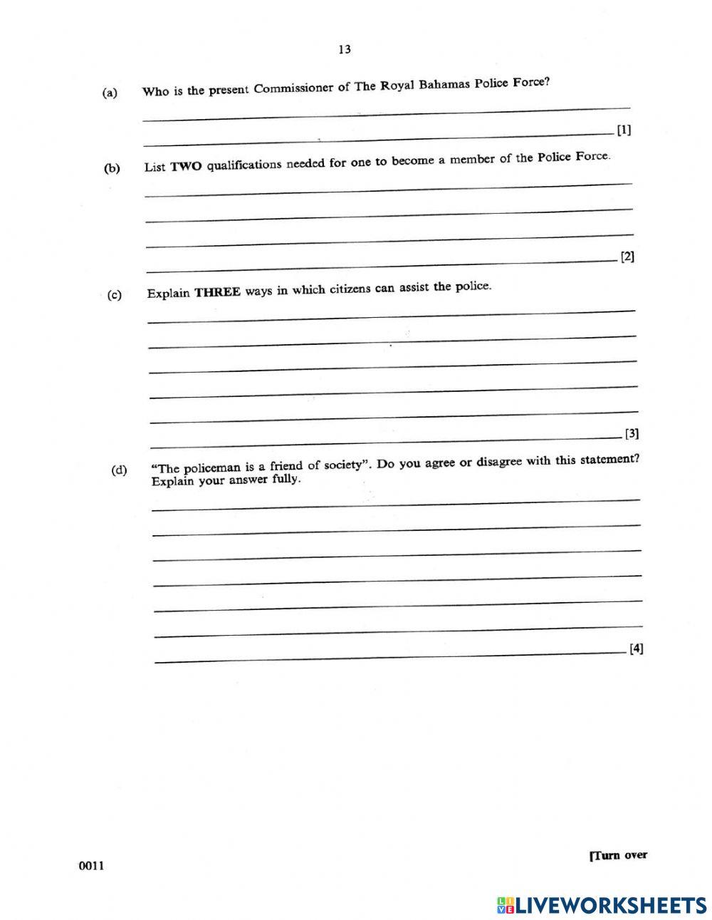 Social Studies BJC worksheet Live Worksheets