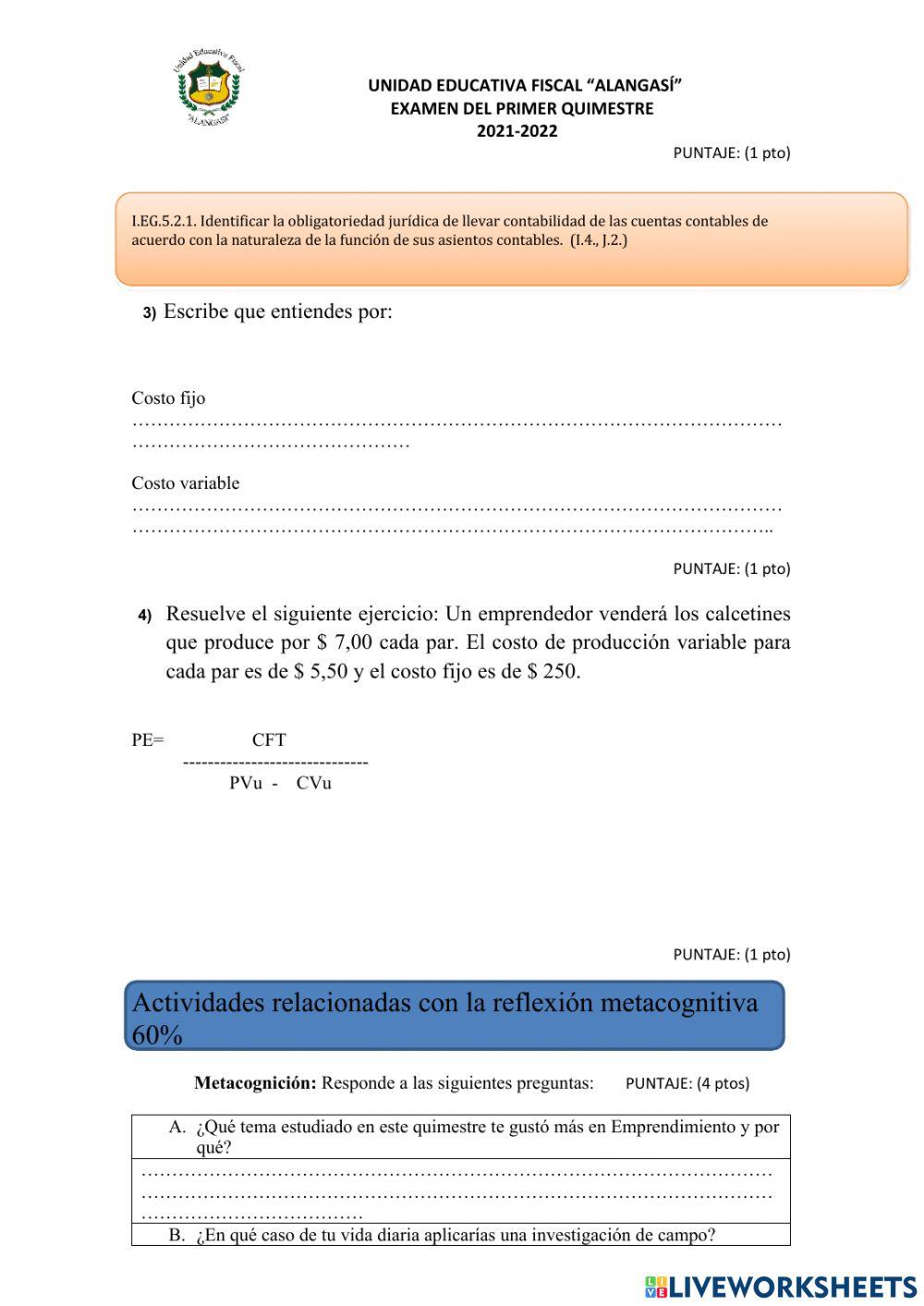 Emprendimiento Primero