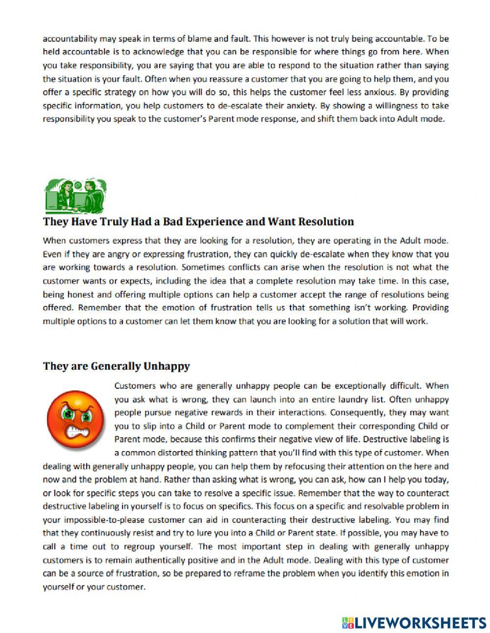 Dealing with Angry customer