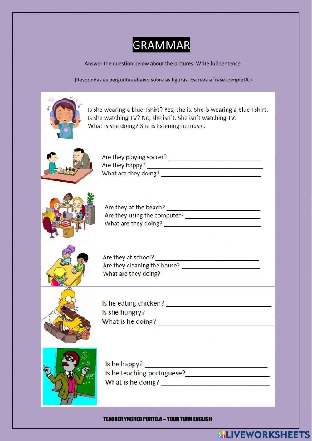 Grammar - What are they doing?