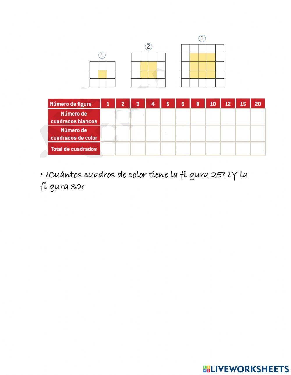 Sucesiones con figuras