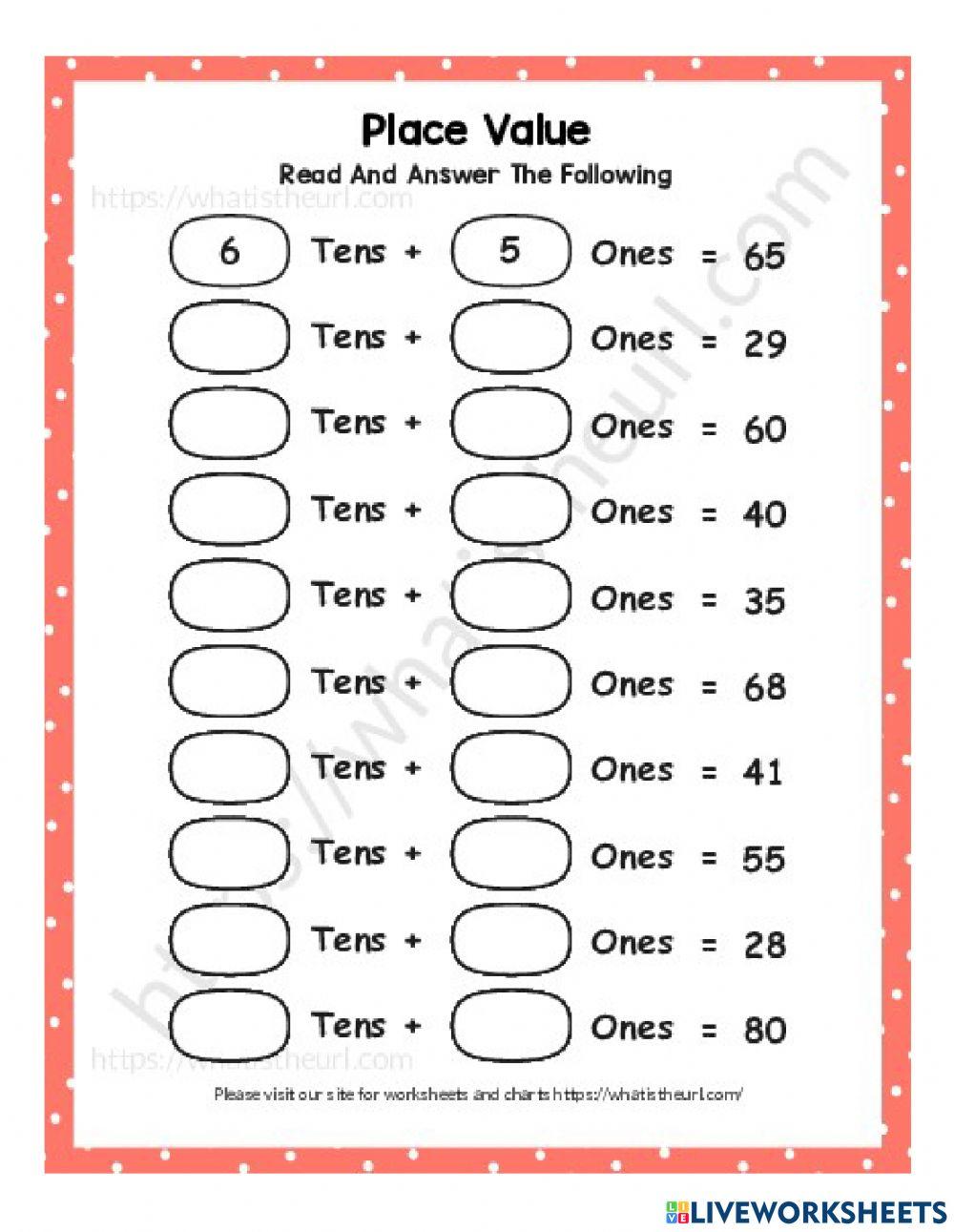 Place Value Place Value