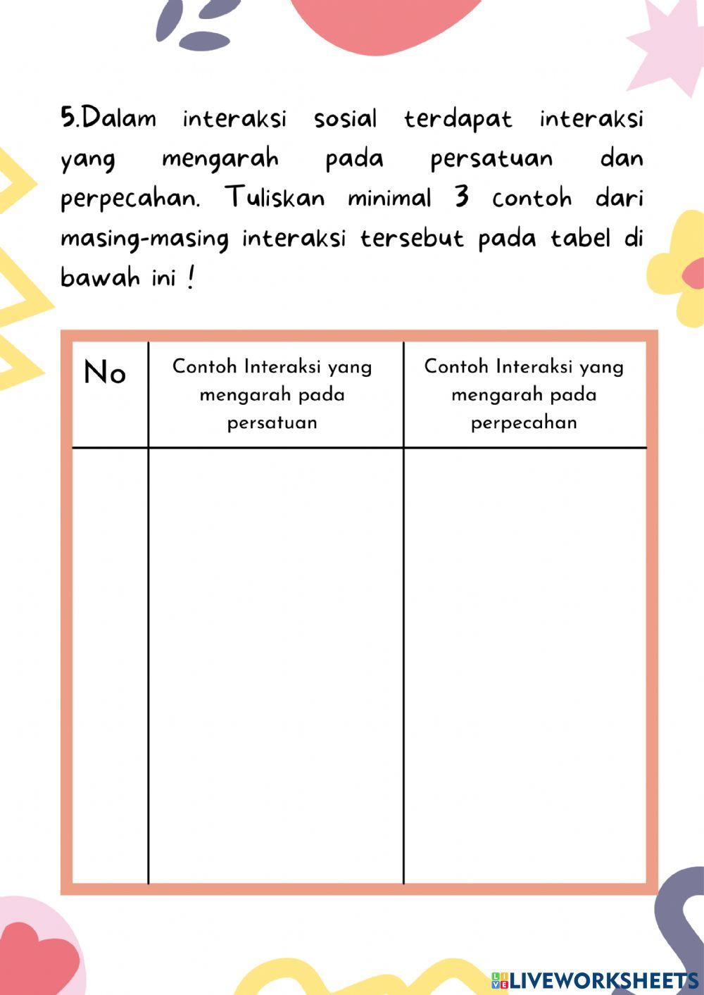 LKPD-Interaksi Manusia dengan Lingkungan