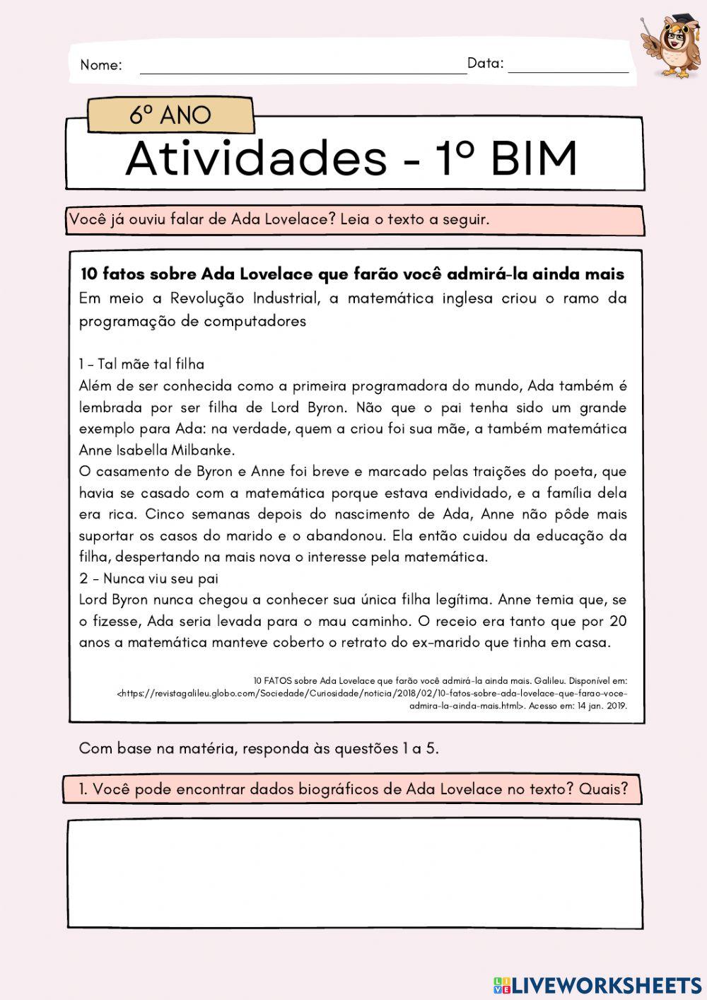 6º Ano Capítulo 03