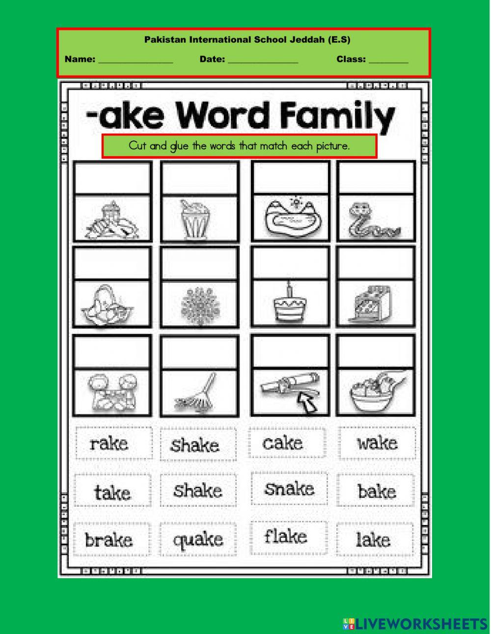 ake-family-words-worksheet-live-worksheets