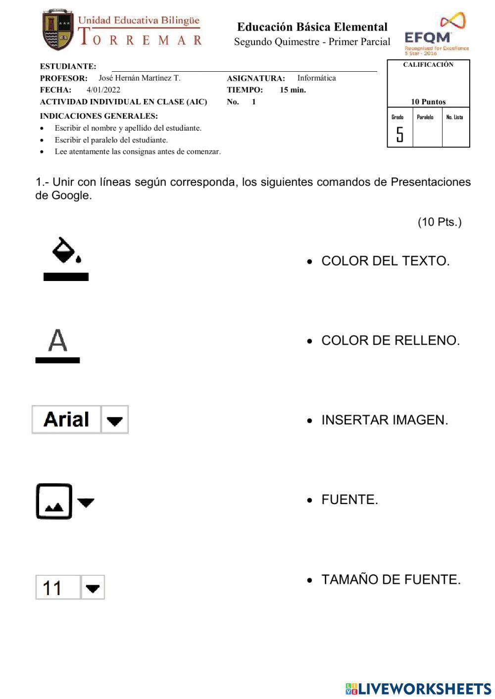 Presentaciones de Google