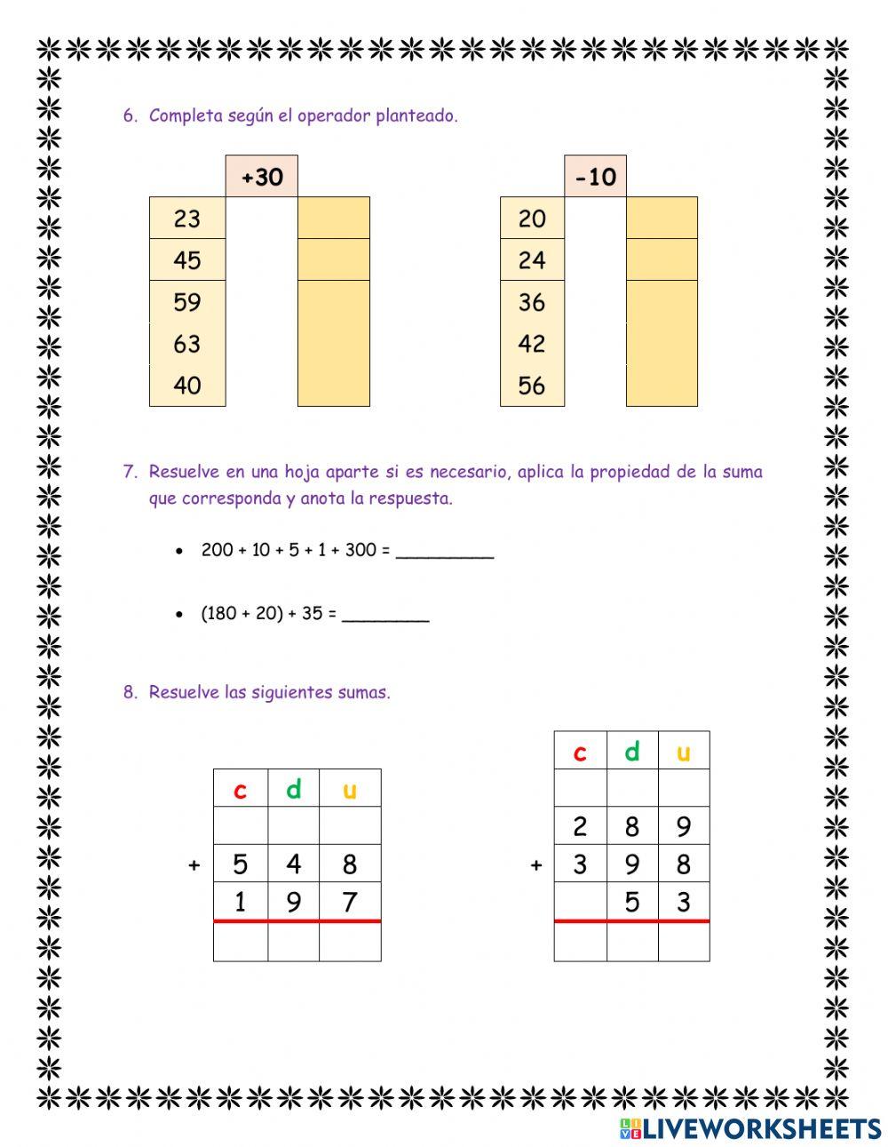 Evaluación quimestral