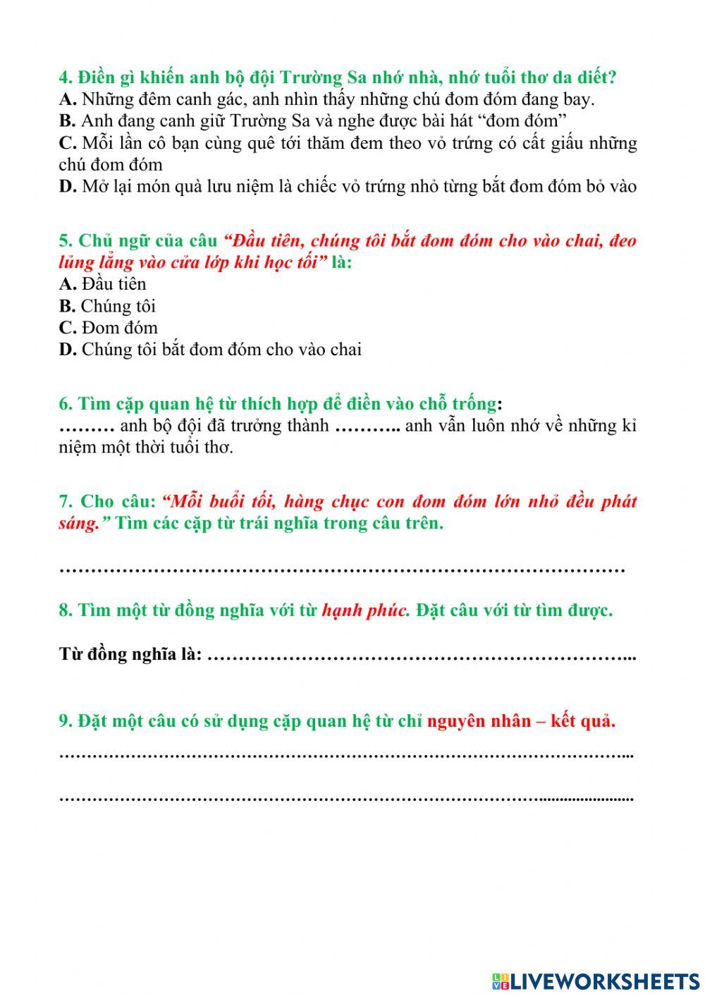 Đề ôn tv ck1 số 3 ( 6 -1)