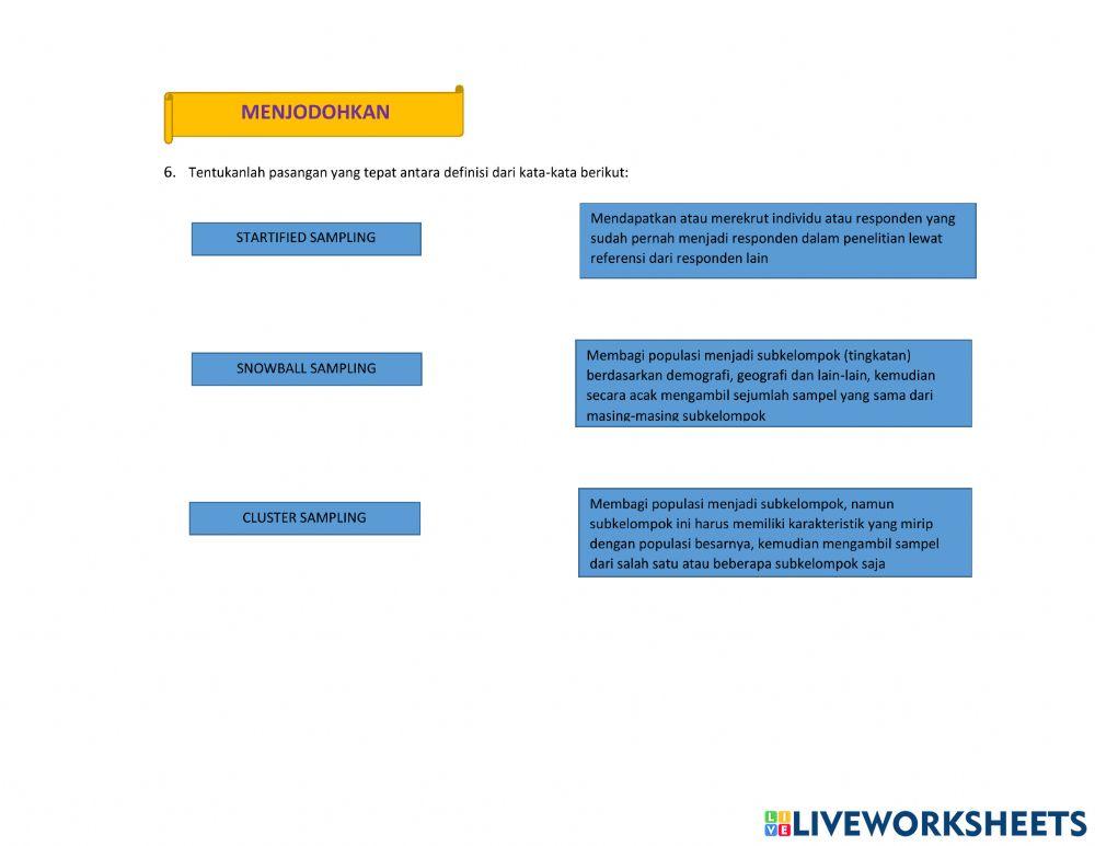LKPD Induction: Populasi dan Sample
