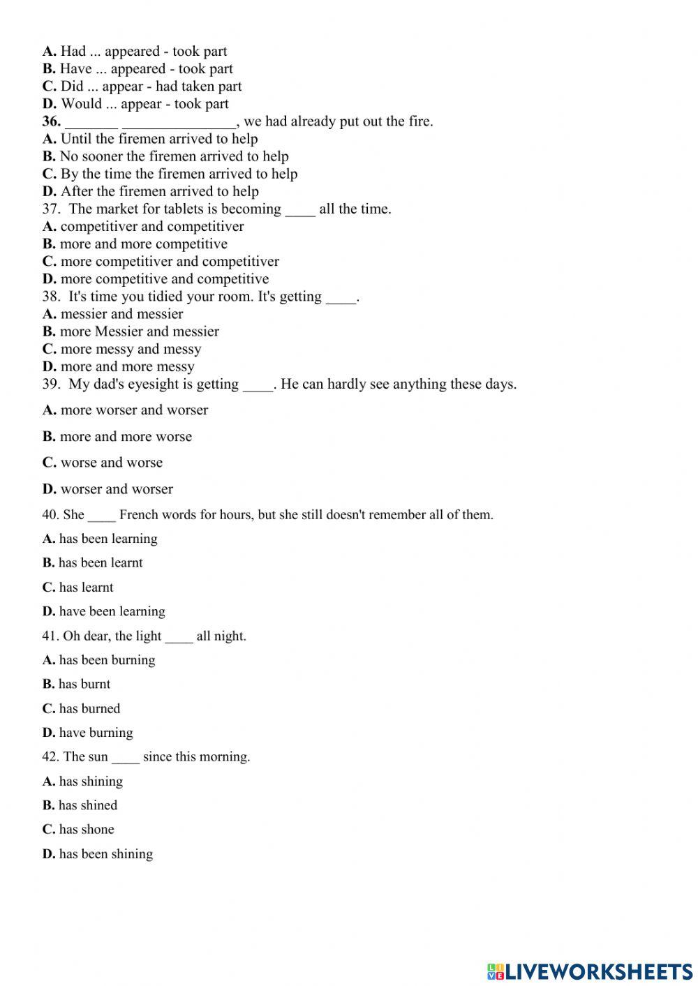 E12 on thi hk1 4.1.2022