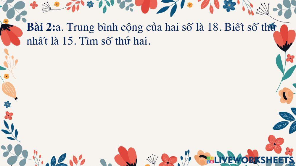 Ôn tập toán 4.1.2022