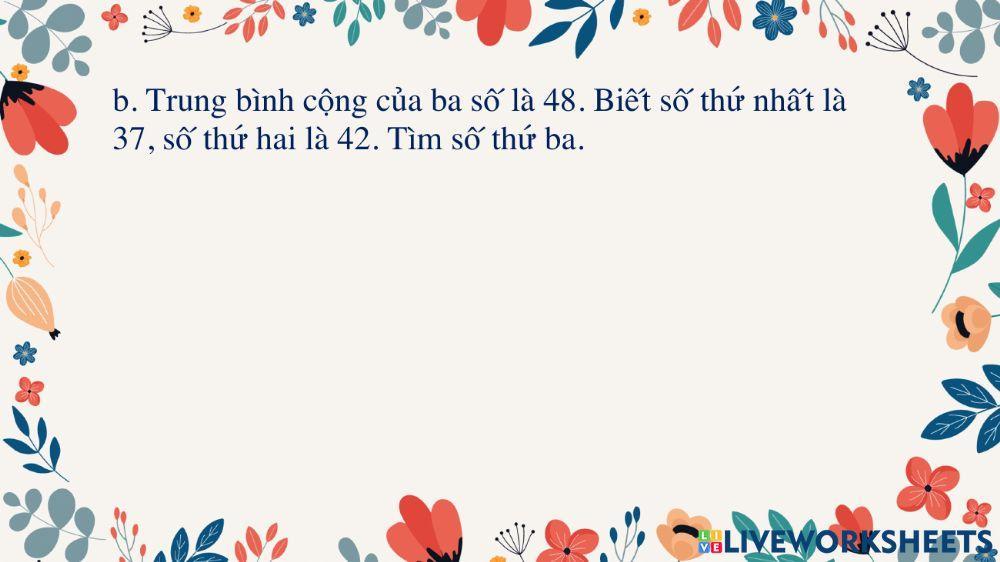 Ôn tập toán 4.1.2022