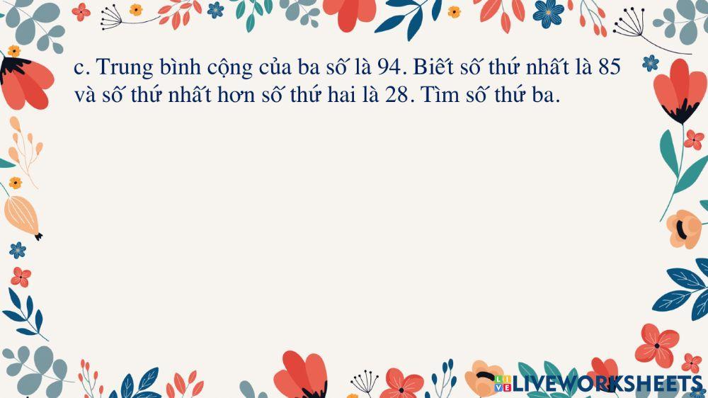 Ôn tập toán 4.1.2022