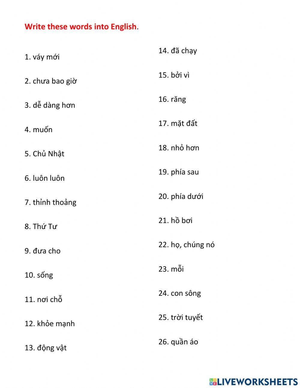 Ves - review lesson - 4-1-2021