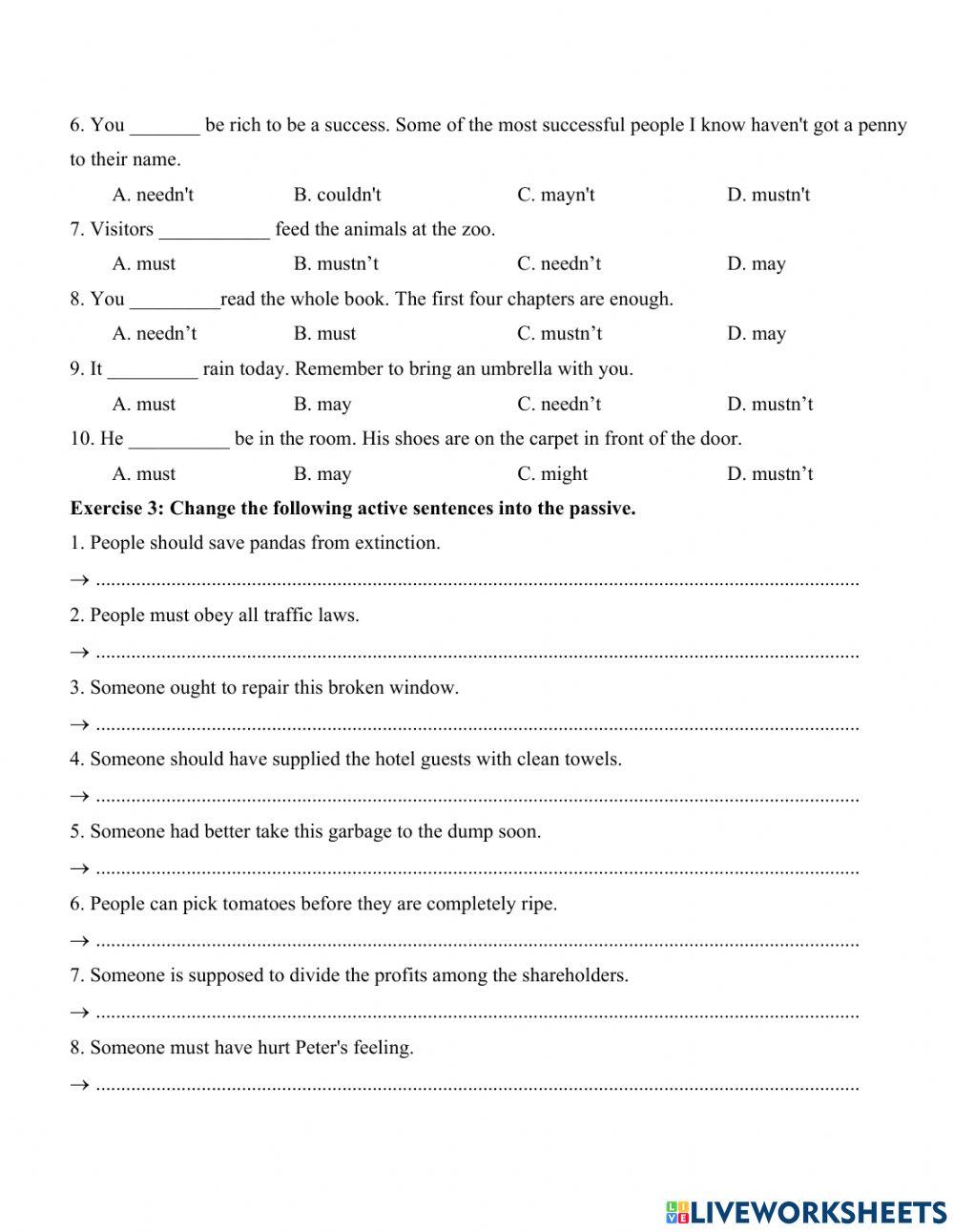 Further practice u10-11