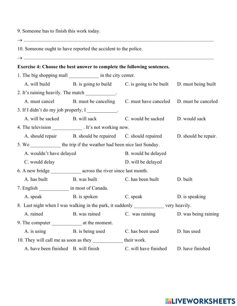 Further practice u10-11