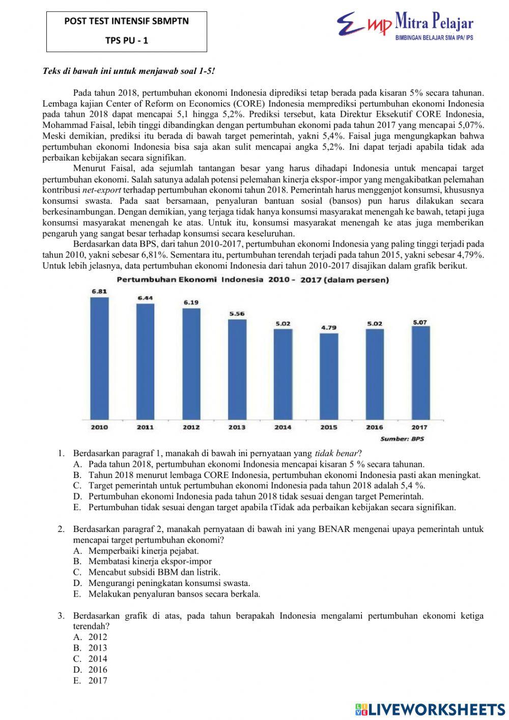 Post test intensif ptn tps-pu