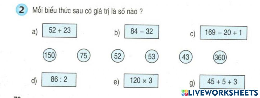Làm quen với giá trị biểu thức