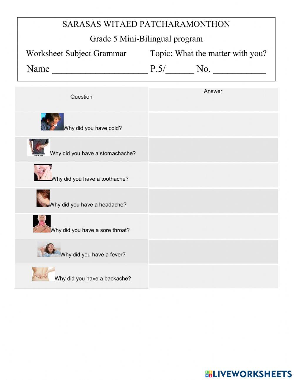 What the matter with you