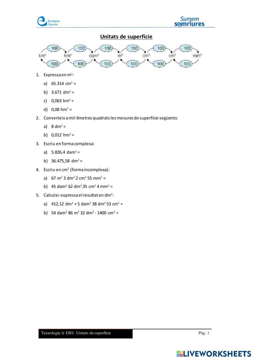 Unitats de superfície