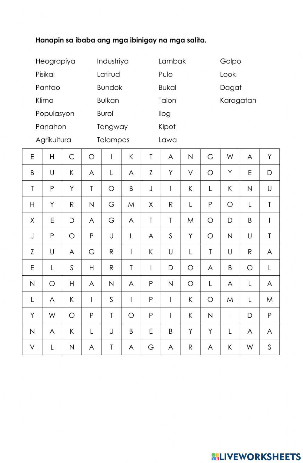 Wordsearch