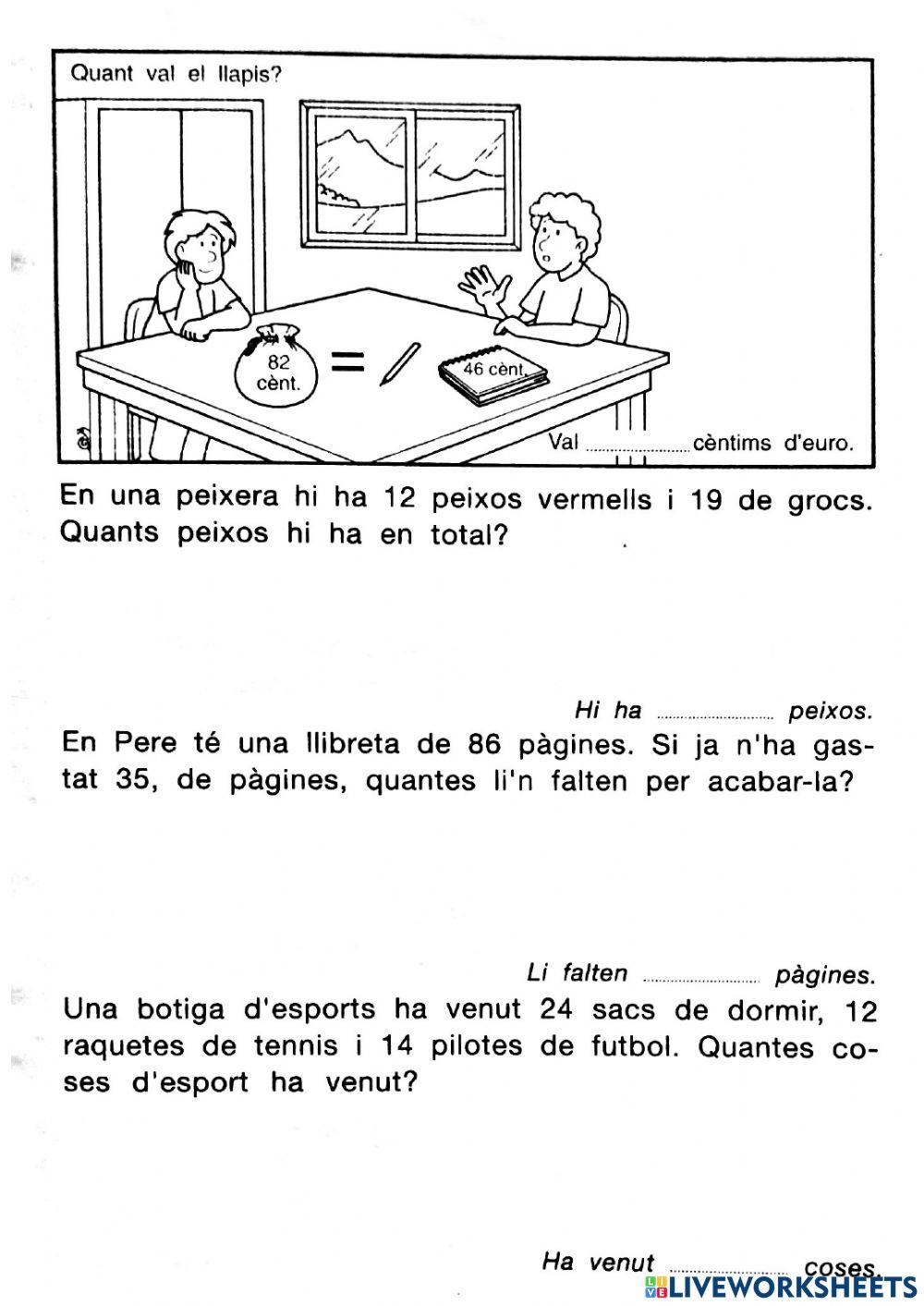 Problemes sumes i restes 5