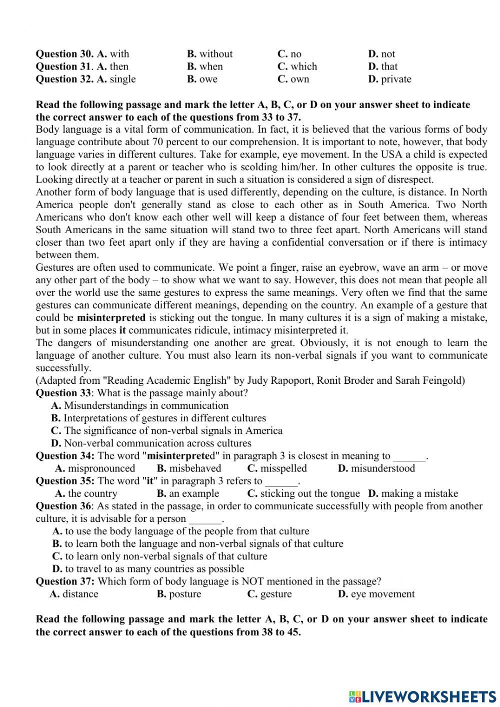 Test 3 on hk1 lop 12