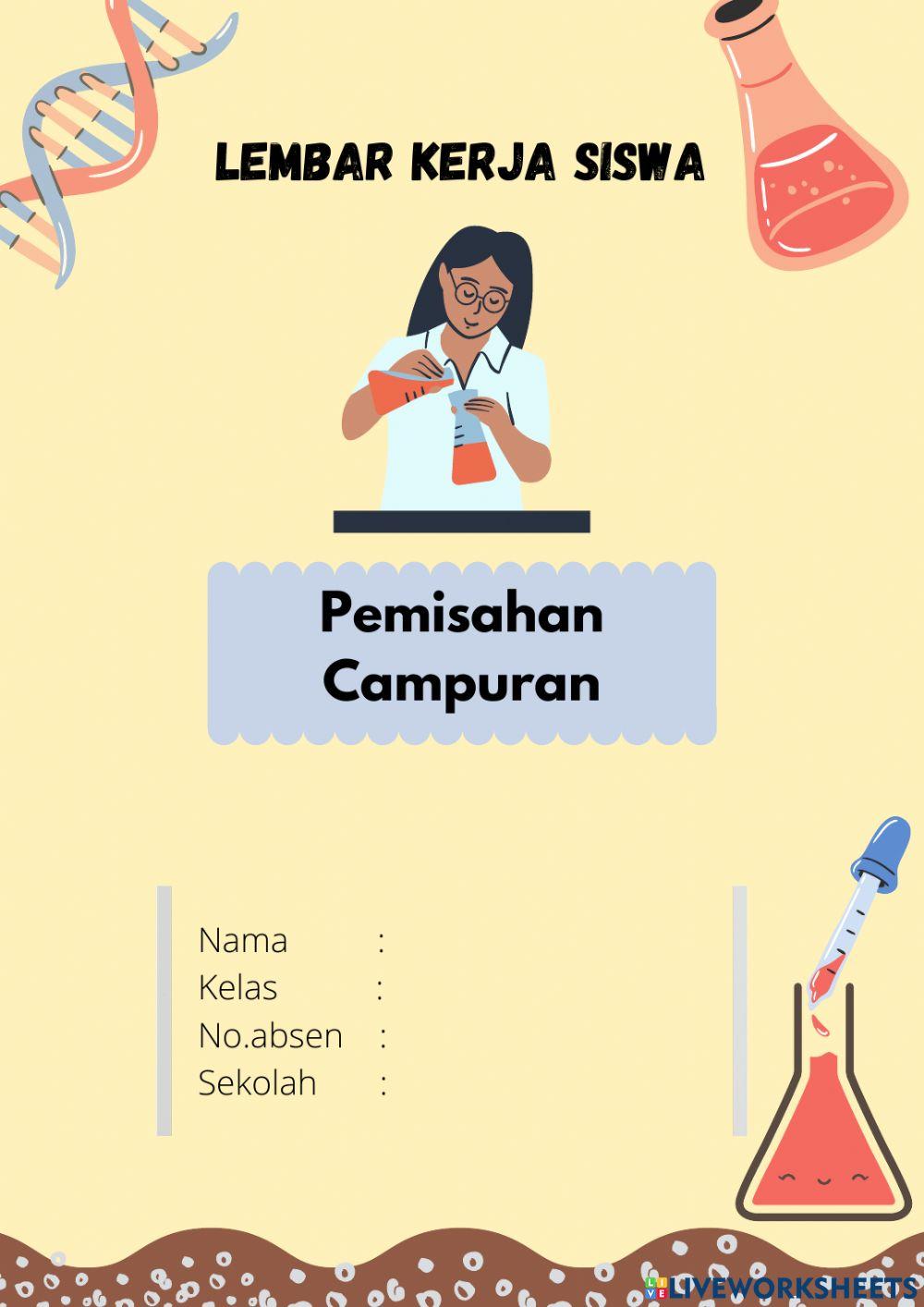 LKPD praktikum pemisahan campuran