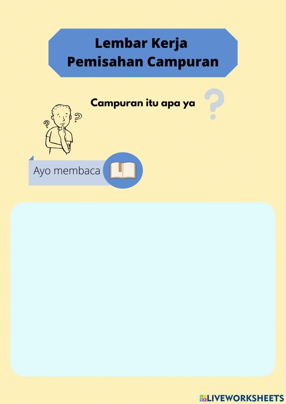 LKPD praktikum pemisahan campuran