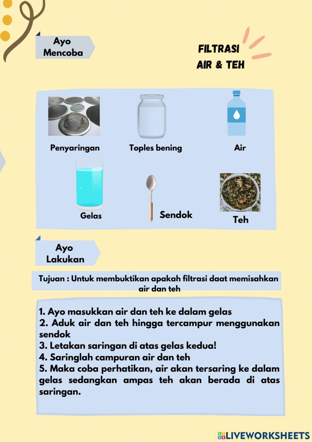 LKPD praktikum pemisahan campuran